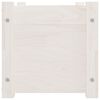 vidaXL plantekasser 2 stk. 60x31x31 cm massivt fyrretræ hvid