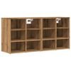 vidaXL skoskabe 2 stk. 52x30x50 cm antikt tr&aelig;