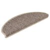 vidaXL selvklæbende trappemåtter 30 stk. 65x21x4 cm sisal-look beige