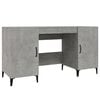 vidaXL skrivebord 140x50x75 cm konstrueret tr&aelig; betongr&aring;