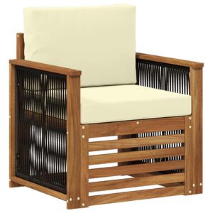 vidaXL Udend&oslash;rs Mellem Sofa Naturfarvet