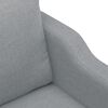 vidaXL 2-personers sofa 140 cm stof lysegr&aring;