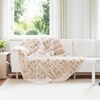 vidaXL Faux Kanin Pels T&aelig;ppe Olite Beige 150 x 220 cm Polyester