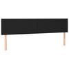 vidaXL sengegavle 160x5x78/88 cm kunstl&aelig;der sort