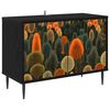 vidaXL TV-skab ZAANDAM 69 x 33 x 50,5 cm Sort eg Konstrueret tr&aelig;
