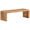 vidaXL tv-bord 110x33x33 cm massivt akacietr&aelig;