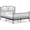 vidaXL sengestel 160x200 cm metal sort