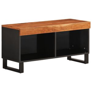 vidaXL tv-bord 85x33x43,5 cm massivt akacietr&aelig;