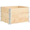 vidaXL pallerammer 3 stk. 100x100 cm massivt fyrretr&aelig;