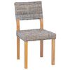 vidaXL 2 pcs Kubu Grå 45 x 55 x 84 cm Kubu rattan