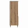 vidaXL Highboard Artisan Egetr&aelig; 40 x 36 x 110 cm Konstrueret tr&aelig;