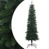 vidaXL Artificial Slim Christmas Tree 120 cm PE og PVC Gr&oslash;n