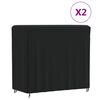 vidaXL overtr&aelig;k til br&aelig;ndestativ 2 stk. 122x61x106 cm 420 oxfordstof