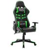 vidaXL gamingstol kunstl&aelig;der sort og gr&oslash;n