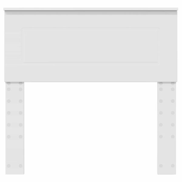 vidaXL Hovedg&aelig;rde Hvid 90 cm Konstrueret tr&aelig;