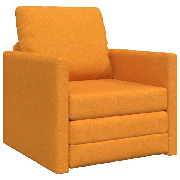 vidaXL 2-i-1 sovesofa 112x174x55 cm stof m&oslash;rkegul