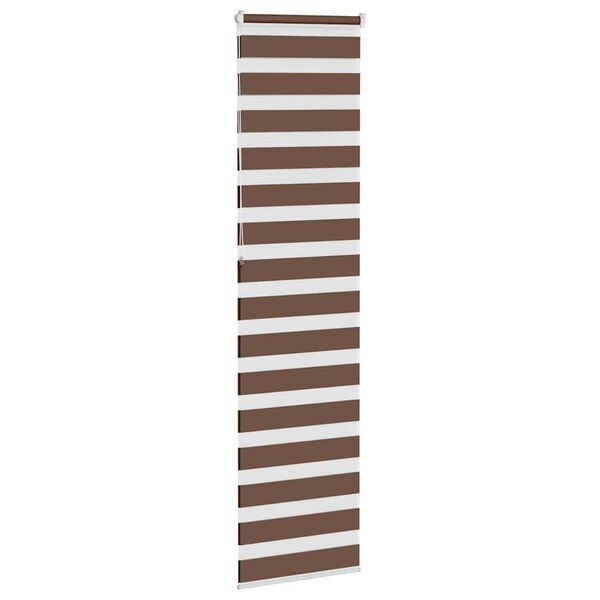 vidaXL zebragardin brun 65x230 cm stofbredde 60,9 cm polyester