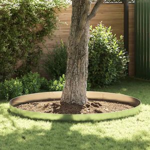 vidaXL fleksibel bedkant 5 stk. 100x14 cm galvaniseret st&aring;l