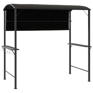 vidaXL pavillon med tag 220x110x200 cm antracitgr&aring;