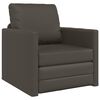 vidaXL Sovesofa 60cm Gr&aring; Kunstl&aelig;der
