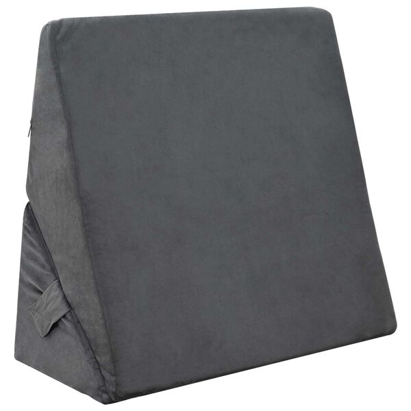 vidaXL Vinkelpude Andet Gr&aring; 55 x 55 x 26 cm