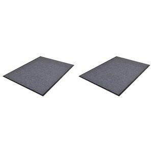 vidaXL d&oslash;rm&aring;tter 2 stk. 90 x 60 cm PVC gr&aring;