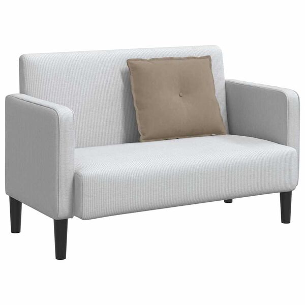 vidaXL Rygpude Gr&aring;brun 60 x 50 cm Mikrofiberstof