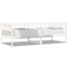 vidaXL daybed uden madras 90x200 cm massivt fyrretr&aelig; hvid