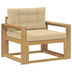 vidaXL Udend&oslash;rs Mellem Sofa Polyester Hvid