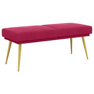 vidaXL Dobbeltlagret b&aelig;nk Vinr&oslash;d 120 x 45 x 46 cm Fl&oslash;jl
