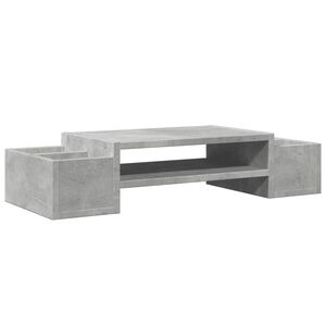 vidaXL sk&aelig;rmholder med opbevaring 70x27x15 cm konstrueret tr&aelig; betongr&aring;