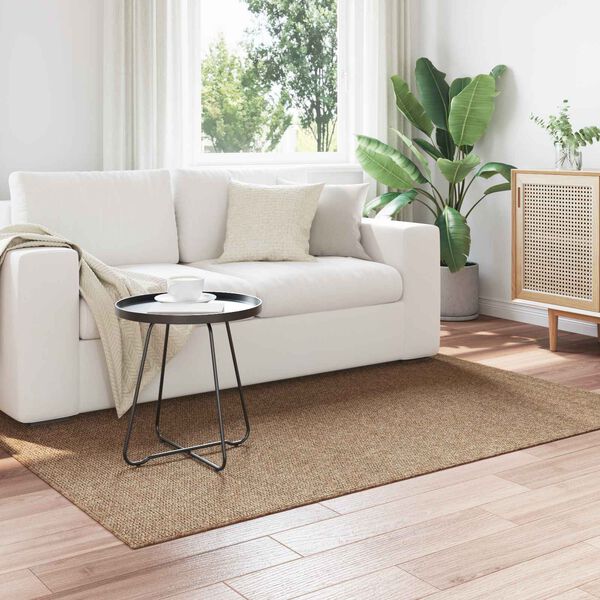 vidaXL Omr&aring;det&aelig;pper AGIRA Naturfarvet 170 x 120 cm Polyester