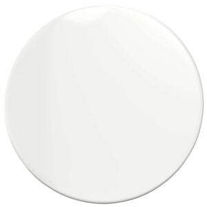 vidaXL Bordplade Hvid h&oslash;jglans &Oslash; 30 x 1,5 cm Konstrueret tr&aelig;