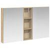 vidaXL Badev&aelig;relsesskabs&aelig;t 3 stk. 100 x 10,5 x 60,5 cm Konstrueret tr&aelig;