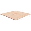 vidaXL firkantet bordplade 70x70x1,5 cm ubehandlet massivt egetr&aelig;