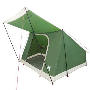 vidaXL Camping telt med tag Gr&oslash;n 223 x 163 x 130 cm taft