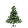 vidaXL kunstigt juletr&aelig; nordmannsgran LED og kugles&aelig;t 150 cm gr&oslash;n