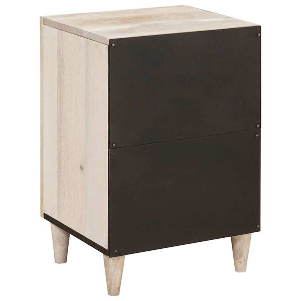 vidaXL Badev&aelig;relsesskab med d&oslash;r Hvid 38 x 33 x 58 cm Konstrueret tr&aelig;