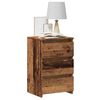 vidaXL sengebord 40x35x62,5 cm konstrueret tr&aelig; gammelt tr&aelig;look