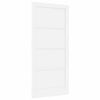 vidaXL Indvendig D&oslash;r 93 x 202 cm Krydsfin&eacute;r Hvid