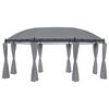 vidaXL pavillon med gardiner 520x349x255 cm antracitgr&aring;