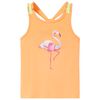 Tanktop til b&oslash;rn str. 140 orange