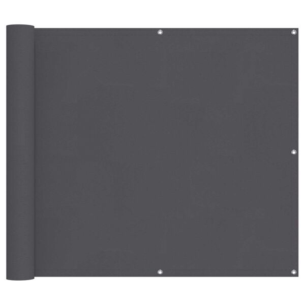 vidaXL Altan Sk&aelig;rm Antracit 100 x 300 cm Oxford stof