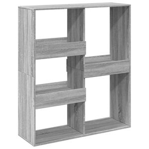 vidaXL rumdeler 100x33x115 cm konstrueret tr&aelig; gr&aring; sonoma-eg