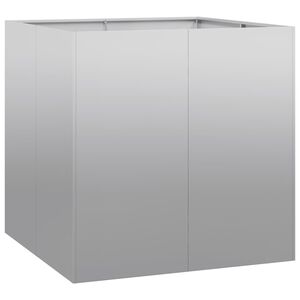 vidaXL plantekasse 80x80x80 cm galvaniseret st&aring;l