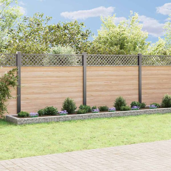 vidaXL gabion-højbed 800x100x20 cm galvaniseret stål