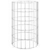 vidaXL rundt gabion-havebede 3 stk. Ø30x50 cm galvaniseret stål