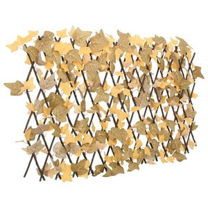 vidaXL espalier med kunstige ahornblade 180x60 cm udvidelig orange