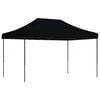 vidaXL foldbart pop up-festtelt 440x292x315 cm sort