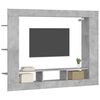 vidaXL tv-m&oslash;bel 152x22x113 cm konstrueret tr&aelig; betongr&aring;